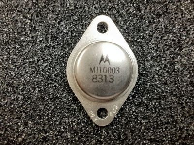 MOTOROLA Darlington Power Transistor TO3 Date/Lot Code 8313