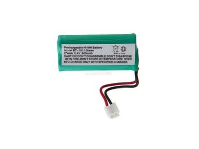 2.4V 300-400MAH 2 AAA NI-MH CORDLESS PHONE BATTERY With CONNECTOR.
