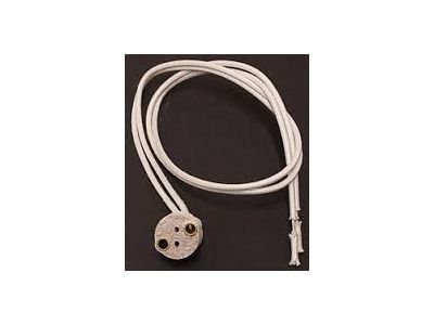 CERAMIC SOCKET FOR MR11, MR16, G4, 5mm Centers, HALOGEN LAMPS Z-433