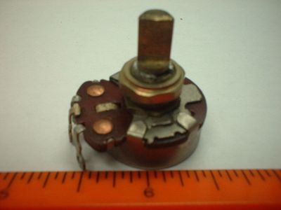 500K Ohm Potentiometer - Linear, 1/4 inch dia. shaft, single turn