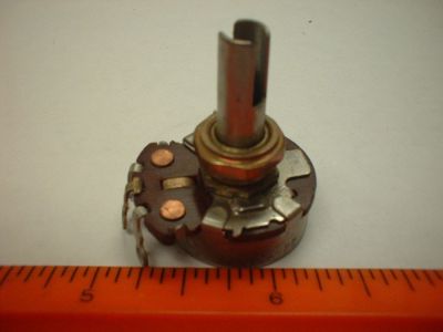 1.5M Meg Ohm Potentiometer - Linear, 1/4 inch dia. shaft, single turn