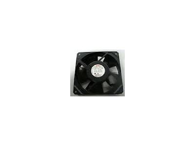 ETRI 120vac FAN, 12W , 92mm Square x 25mm, Used Surplus, Two wire fan, Ready for .110 fan plug/cord 99xu2182