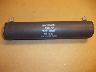 40 Ohm 78 Watt POWER RESISTOR 6 inch X 1.25 inch RW37G400