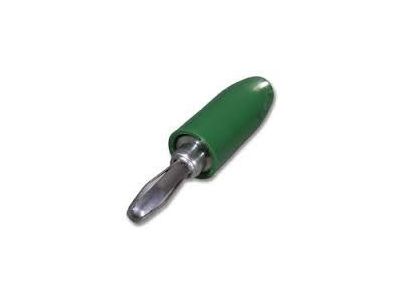 E.F. JOHNSON GREEN BANANA PLUG CABLE END