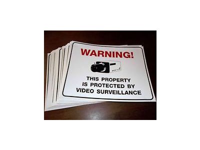 WARNING! This Propery is Protected by Video Surveillance