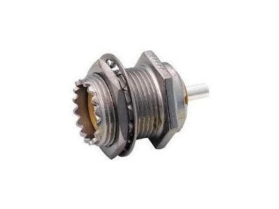 AMPHENOL / 83-878 / 83-878-1050 UHF BULKHEAD FEMALE, SOLDER TYPE, REAR MOUNT