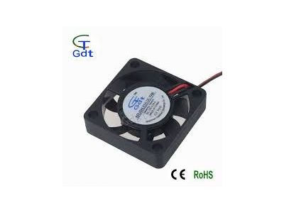 GDT 12vDC FAN, .08A , 80ma 30mm Square x 10mm, Two wire fan,