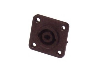 SPEAKERON SPEAKON TYPE PANEL CHASSIS MOUNT, 40mm Square Flange