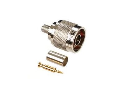 N Type Straight Crimp Male for RG8X, LMR240, EZ240 NMD