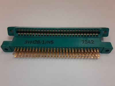 CARD EDGE CONNECTOR 56 Position, .1 inch SOLDER EYELET DOUBLE READOUT VIKING W33