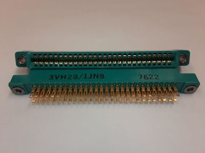 CARD EDGE CONNECTOR 56 Position, .1 inch SOLDER EYELET DOUBLE READOUT VIKING W33