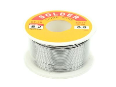 CF-10 Solder with Flux .25lb 2.0mm .078 Inch 63Sn 37Pb low melting point