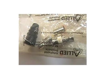 AMPHENOL / BNC STRAIGHT FEMALE, CRIMP TYPE WITH RUBBER BOOT, FOR CABLE RG59
