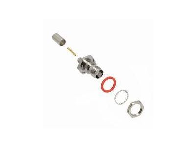 AMPHENOL / TNC BULKHEAD FEMALE, CRIMP TYPE, FITS CABLES RG174, RG188