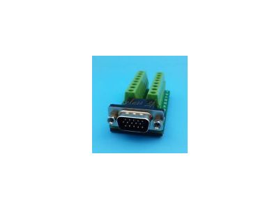 VGA DB15 Male to Terminal Board Breakout Board Box Connector Reconfiguration