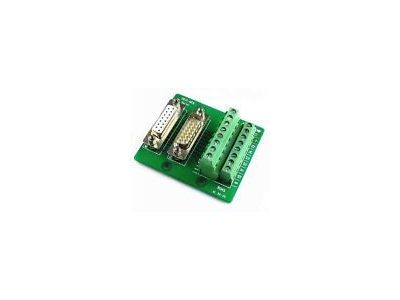 DB15 Two Row Male / Female to Terminal Board Breakout Board Box Connector Reconfiguration