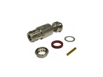 AMPHENOL / UG-1186 / N STRAIGHT FEMALE, CLAMP TYPE, FITS CABLES RG8, RG9, RG87, RG213, RG214, RG225