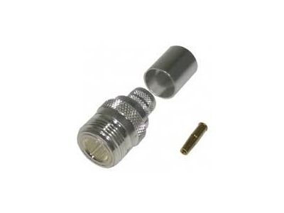 AMPHENOL / M39012/02-0008 / N STRAIGHT FEMALE, CRIMP TYPE, FITS CABLES RG8, RG213