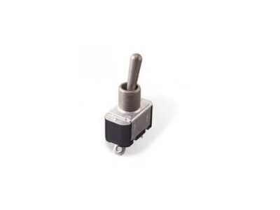 Toggle Switch, 20A 125V, (On)-Off-On, Momentary(), SPDT, Bat Handle, Screw Terminals, ST40H