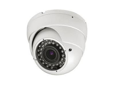 IP Color Camera, Vandalproof IR Dome, Alloy Case, IP66, 720P, 36 IR LED fts, IR Distance 35M, 2.8-12mm Manual Zoom Lens