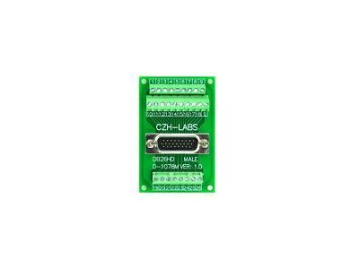 DB26 High Density Male to Terminal Board Breakout Board Box Connector Reconfiguration