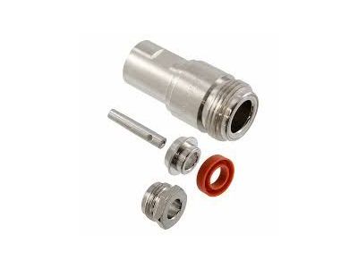AMPHENOL / N STRAIGHT FEMALE, CLAMP TYPE, FITS CABLES RG58, RG141, RG142