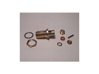 Kings 91836 / 09408 / UG-556 / UG556B/U, N BULKHEAD FEMALE, CLAMP TYPE, FITS CABLES RG55, RG58, RG141, RG142, RG223