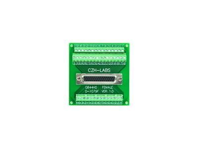 DB44 High Density Female to Terminal Board Breakout Board Box Connector Reconfiguration