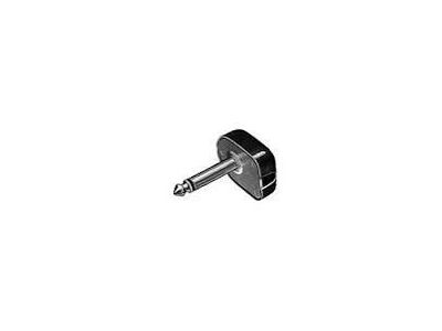 SWITCHCRAFT 1/4 inch TS TIP SLEEVE PLUG RIGHT ANGLE BLACK