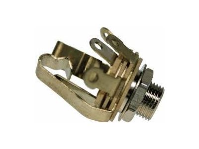 SWITCHCRAFT 1/4 inch TRS STEREO PANEL MOUNT JACK, Single Normally Closed Circuit