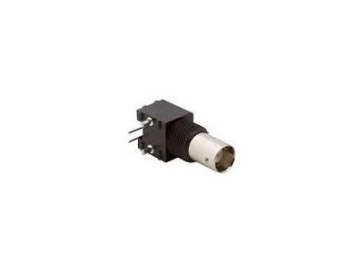 AMPHENOL / AMP / BNC RIGHT ANGLE 90 DEGREE PCB THROUGH HOLE FEMALE 50 OHM, Mounting Hardware not Included