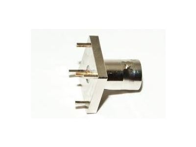 AMP BNC PCB VERTICAL FEMALE, SOLDER , BLUNT POST 1/2 PIN SPACE