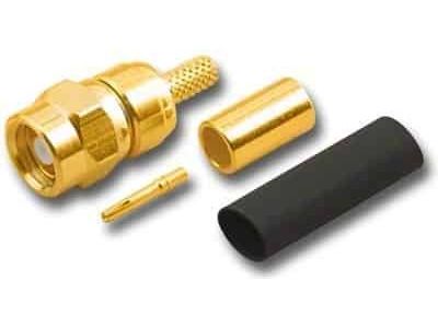 SMC Male Plug Crimp Connector, for RG174 RG316 SMC2306