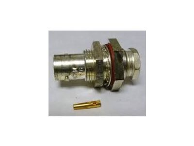 KINGS / STAR / UG-909A/U / BNC BULKHEAD FEMALE, MIL CLAMP TYPE, FITS CABLES RG55, RG58, RG141, RG142, RG223 UG-909B/U