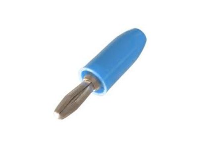 E.F. JOHNSON BLUE BANANA PLUG CABLE END