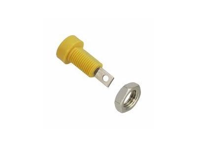 E.F. JOHNSON YELLOW BANANA JACK PANEL MOUNT