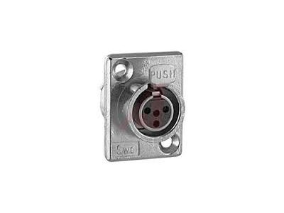SWITCHCRAFT 4 PIN MINI XLR FEMALE PANEL MOUNT