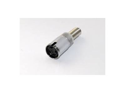 AMPHENOL 4 CONTACT FEMALE MIC CONNECTOR CABLE END 91MC4F