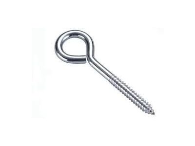 1/4 x 5 Inch Long Lag Screw Eye, 3/4 ID x -1/4 Inch OD Eye.