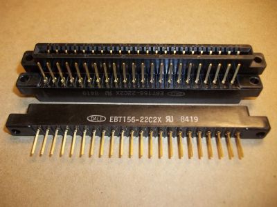CARD EDGE CONNECTOR 22 Position, .156 inch DALE WIRE WRAP WW SINGLE READOUT