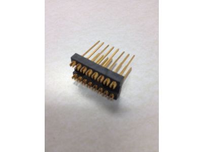 COMPONENT CARRIER DIP PLUG 16 POSITION, 16 PIN WIRE WRAP TERMINALS