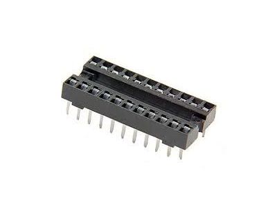 IC DIP SOCKET 22 PIN HI REL, NARROW High Reliability