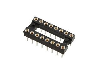 IC DIP SOCKET 16 PIN HI REL, High Reliability