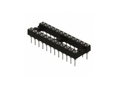 IC DIP SOCKET 24 Narrow PIN HI REL, High Reliability