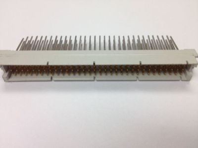 EURO DIN HDI HIGH DENSITY 96 PIN MALE HEADER CONNECTOR STRAIGHT WIRE WRAP LEADS