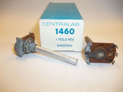 38026 CENTRALAB 1460 SHORTING MAKE BEFORE BREAK ROTARY SWITCH