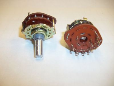 38130 1 POLE 7 POS 300MA 125VAC MAKE BEFORE BRAKE 900-7103 WFR-S ROTARY SWITCH