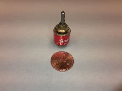 38269 1 POLE 12 POS PC MOUNT GRAYHILL ROTARY SWITCH