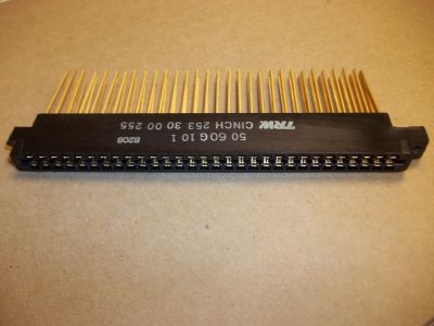 CARD EDGE CONNECTOR 60 Position, .156 inch WIRE WRAP WW DOUBLE READOUT TRW CINCH 50 60G 10 1 2533000255 253 30 00 255