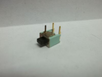 SUBMINIATURE PUSH BUTTON SWITCH, (ON) - OFF , MOMENTARY ON - OFF, DPST SOLDER TERMINALS,